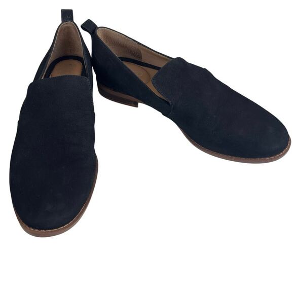 Franco Sarto Haylee Black Suede Leather Loafer Flats Size 8M - Picture 4 of 9